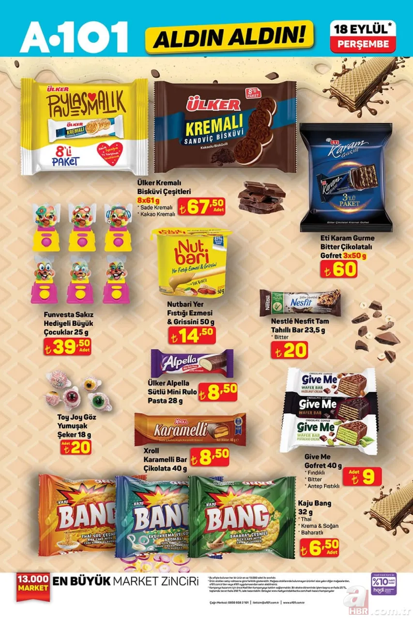 18 Eylül A101 Aldın Aldın kataloğu satışta! Bu hafta A101 indirimlerinde neler var? TV, bisiklet, yağ, tavuk, pirinç 4