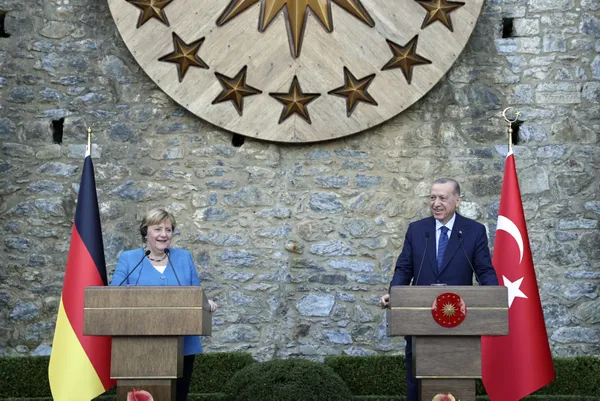 Son dakika | Başkan Erdoğan ve Almanya Başbakanı Merkel'den önemli açıklamalar - 3