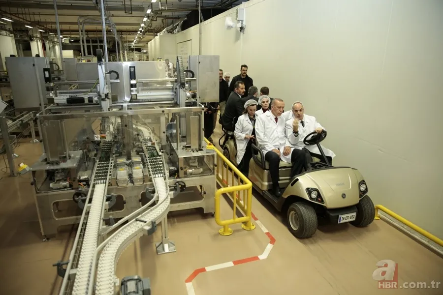 Başkan Erdoğan, Eskişehir'de, ETİ Fabrikası'nı ziyaret etti 15