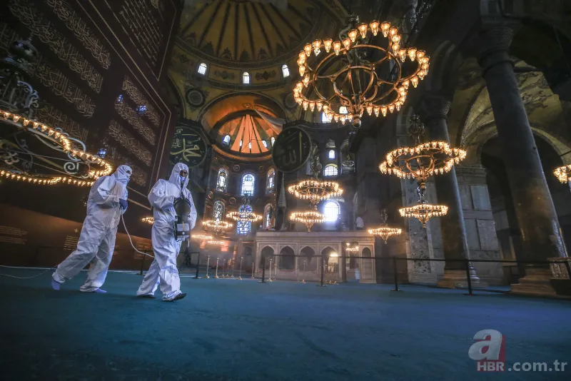 Ayasofya-i Kebir Cami-i Şerifi 86 yıl sonra ilk bayramına hazırlanıyor 7