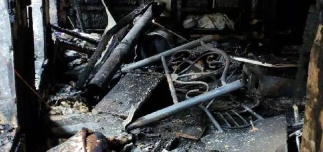 Suriyeli 7 kişilik aile yangından kurtarıldı