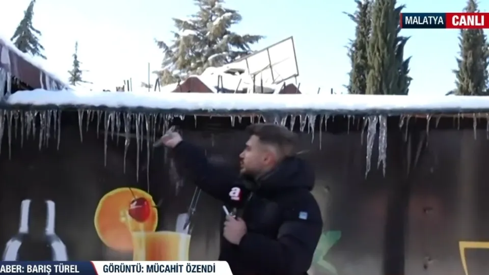 Malatya’da soğuk hava ve don etkili oluyor