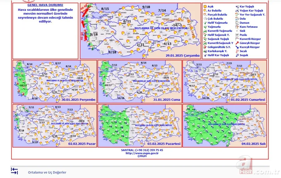 Lapa lapa kar bu sefer haritaya yansıdı! O tarihte havalar tersine dönecek 2