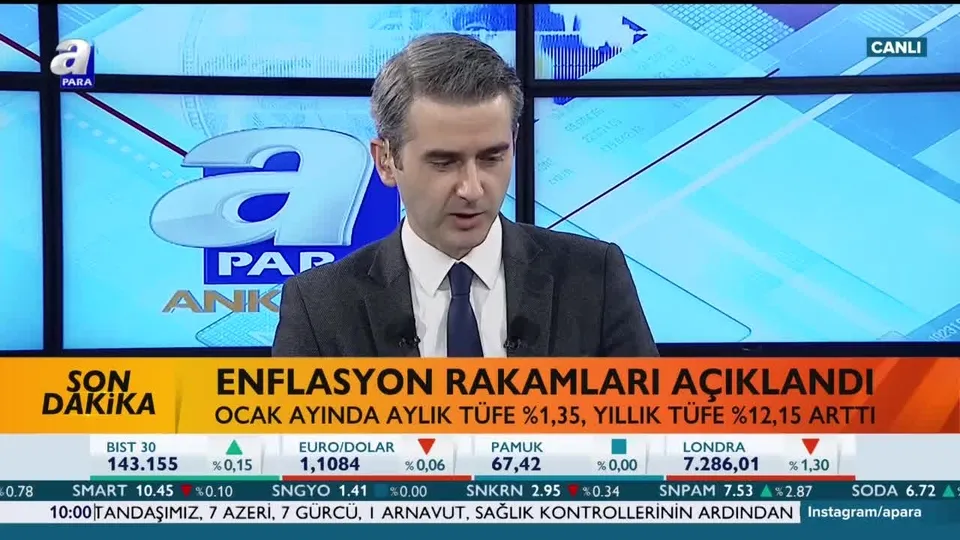 Enflasyon rakamları açıklandı