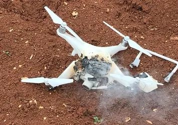 Afrin'de teröristlerin "drone"una geçit yok