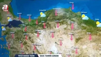Yangın bölgesinde hava durumu nasıl olacak?