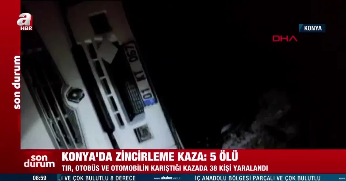 Konya'da katliam gibi kaza!