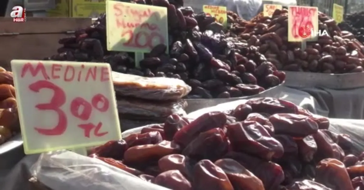 Ramazan ayının vazgeçilmezi hurma