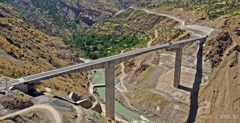 Beğendik Köprüsü Güneydoğu'yu Doğu'ya bağlayacak! Türkiye'nin en yüksek köprüsü açıldı 16