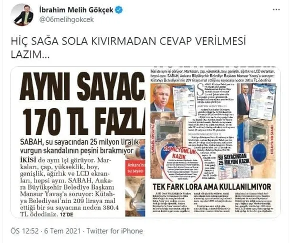 CHP'li Mansur Yavaş 40 bin su sayacına 6 milyon 800 bin TL fazla verdi! Vatandaşlar isyan etti - 2