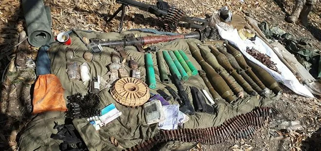 Hakkari’de PKK’ya operasyon: Silah ve yaşam malzemesi ele geçirildi