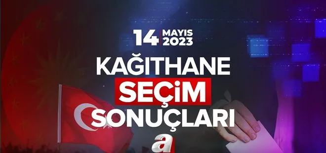 KAĞITHANE SEÇİM SONUÇLARI 2023! İstanbul Kağıthane ilçesi 14 Mayıs genel seçim sonuçları ve oy oranları!