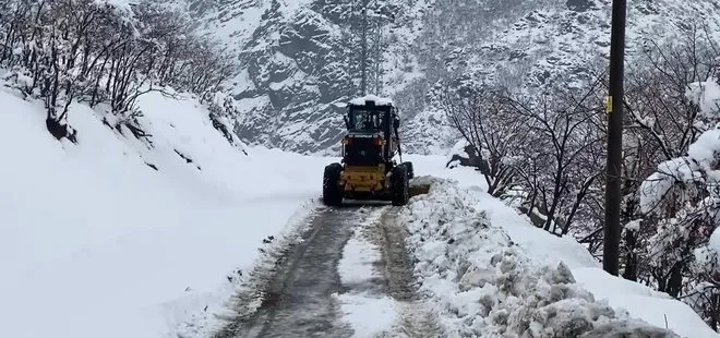 Şırnak’ta kar nedeniyle 11 yerleşim yerine ulaşım sağlanamıyor