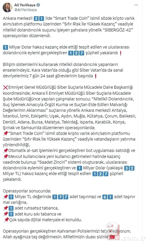 21 ilde 'Kripto' operasyonu: Ünlü yazar Aşkım Kapışmak da gözaltında! 1 milyar dolarlık vurgun... 2