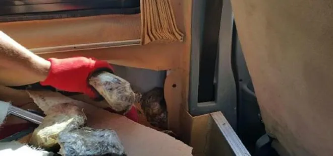Van’da minibüste yapılan aramada 55 kilo Afyon sakızı ele geçirildi