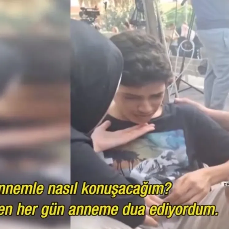 Ailesini kaybeden Filistinli gencin haykırışı