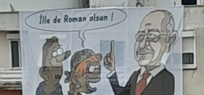 CHP’den Romanları aşağılayan ırkçı afiş! AK Parti’den sert tepki: “14 Mayıs’ta Romanlar bu afişe sandıkta cevap verecek”