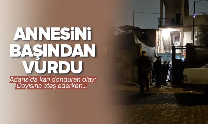 Kavga ettiği dayısına ateş etti annesini vurdu