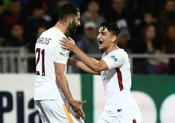 Roma'ya galibiyeti Cengiz Ünder getirdi