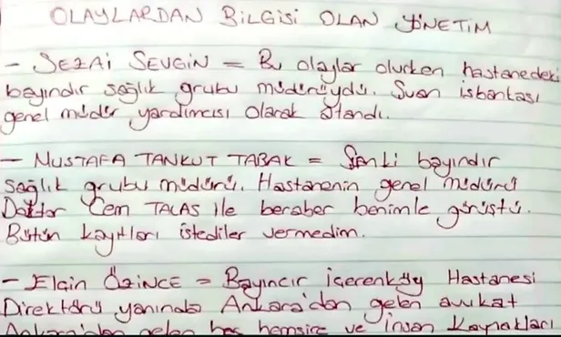 Özel Bayındır İçerenköy Hastanesi personel mektubu şoke etti! Bayındır Hastanesi’nde SKANDAL SES KAYDI! İfadeler kan dondurdu!