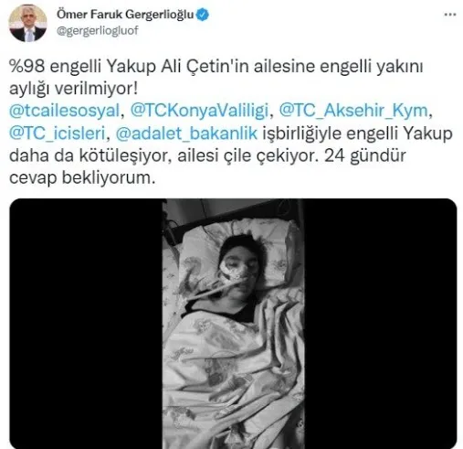 1665306433910.jpg HDP'li vekil Gergerlioğlu'nun engelli vatandaş üzerinden yaptığı kara propagandaya sert tepki! Bakan Yanık: Engellilerimizi alet etmeyin - 2