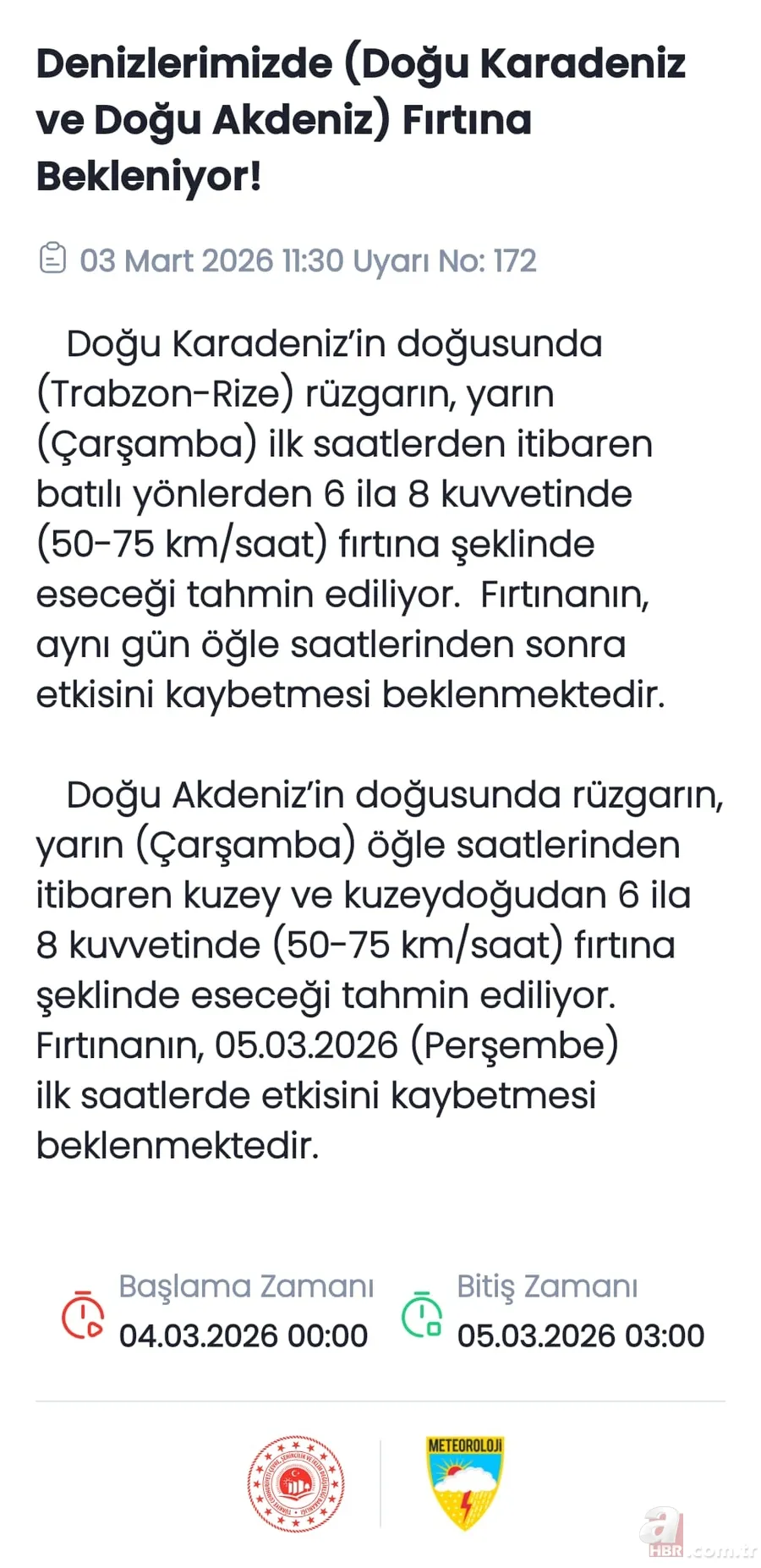 Meteoroloji saat vererek uyardı: Kar ve sağanak bir anda bastıracak! 2