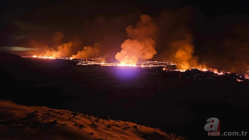 İzlanda'da yanardağ faciası! Lavlar yerleşim yerine ulaştı! Ülkede kırmızı alarm 6