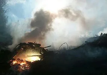 İsrail ordusuna ait F-16 savaş uçağı düştü