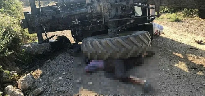 Günün en kötü haberi! Mersin’de traktör karı kocaya mezar oldu