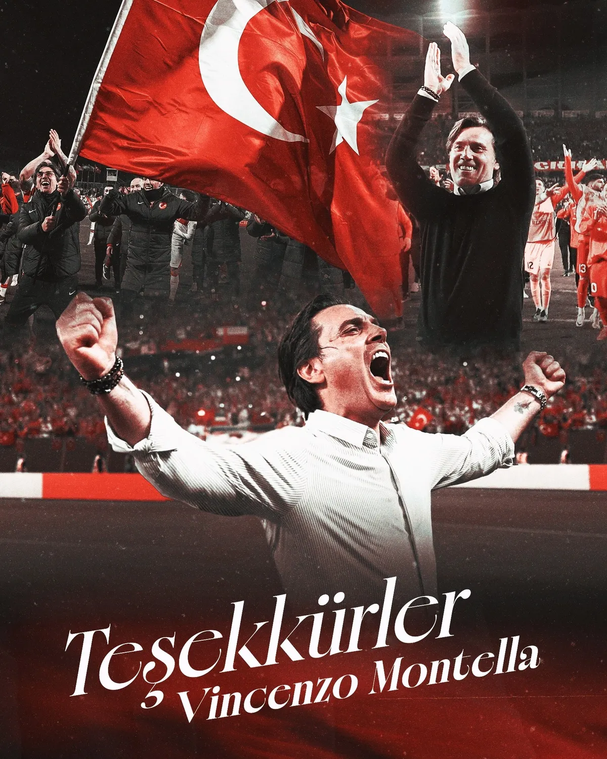 TFF'den Montella'ya veda mesajı: Hacıosmanoğlu gelecek hafta İtalyan teknik direktörle görüşecek - 1