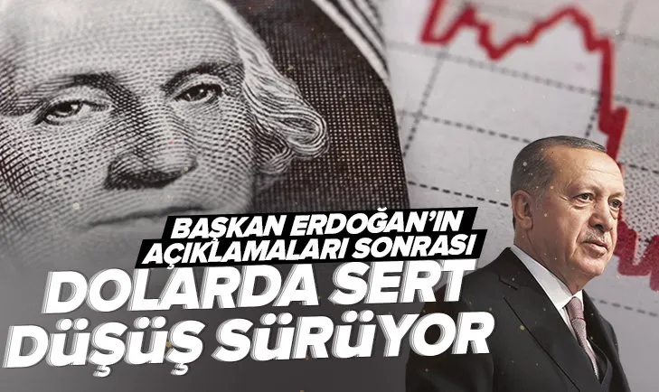 Dolar neden düştü? 21 Aralık dolar kuru ne kadar, kaç TL oldu? Başkan Erdoğan’dan ’kur’ açıklaması