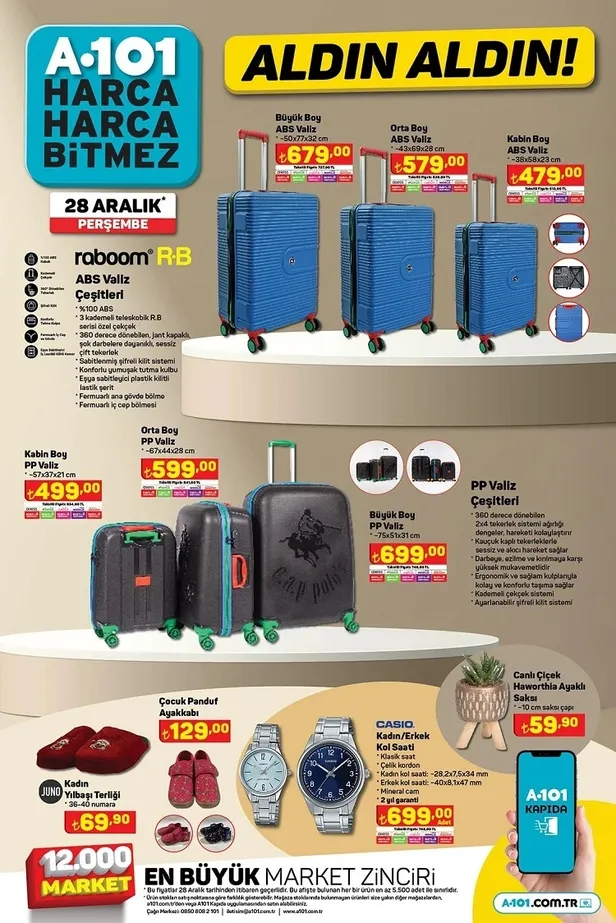 30 Aralık A101 aktüel ürünler kataloğu yayınladı! Ultra HD Smart TV, çay makinesi, döküm tencere, fotoğraf yazıcısı uygun fiyattan satışta