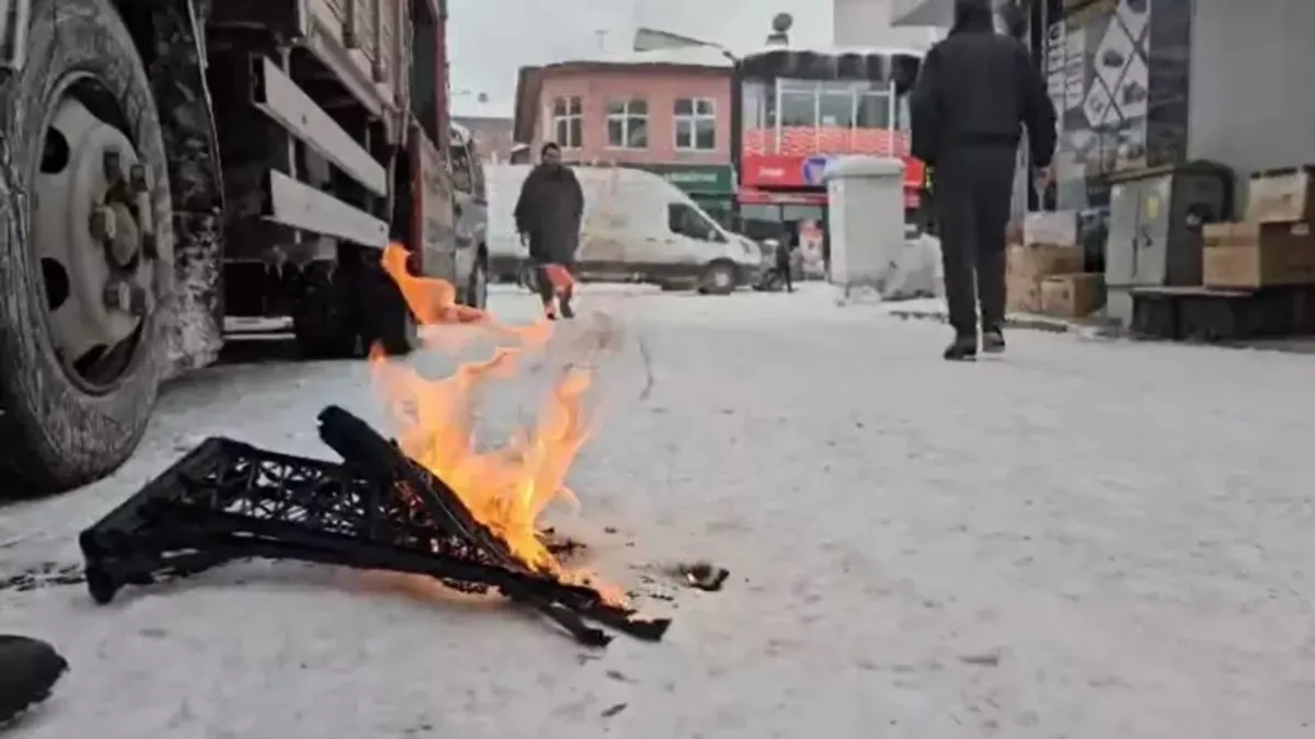Göle buz kesti; termometreler eksi 39,7 dereceyi gösterdi