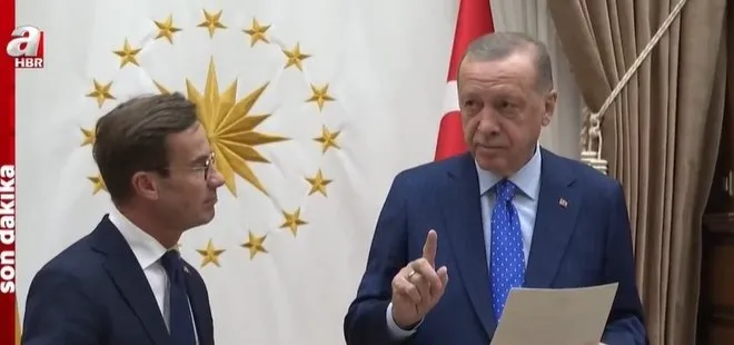 Başkan Erdoğan gösterdi İsveç Başbakanı dikkatle dinledi: Osmanlı Devleti İsveç’i Rusya’dan o anlaşmayla korudu...