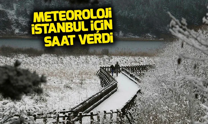 İstanbula kar geliyor
