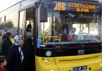 Diyarbakır Belediyesi'nden ücretsiz ulaşım