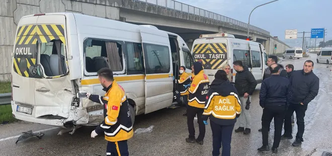 Bursa'da feci kaza! İşçileri taşıyan 3 servis aracı çarpıştı: Çok sayıda yaralı var