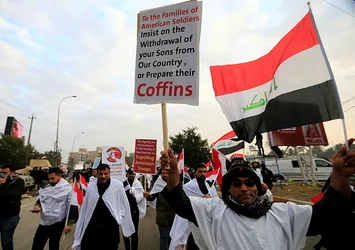 Irak'ta ABD karşıtı protestolar başladı