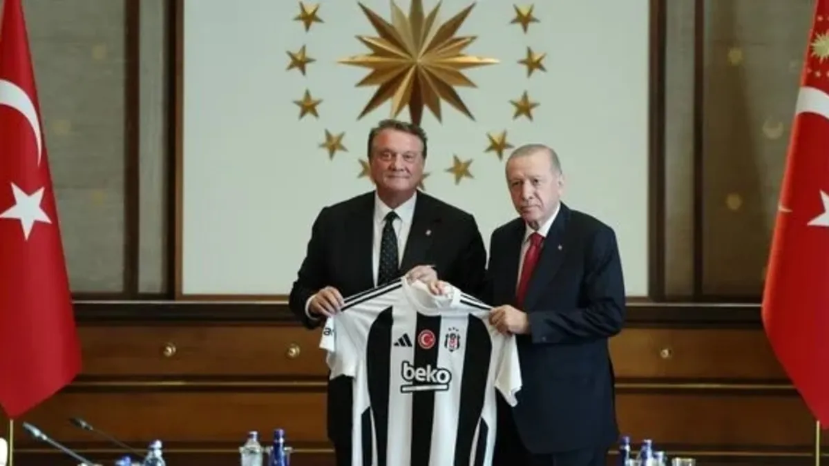 Başkan Erdoğan Külliye'de Beşiktaş kulübünü ağırladı