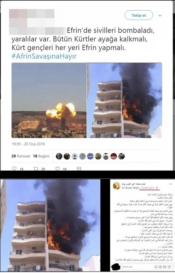 Zeytin Dalı Harekatı'na kara propaganda - 1