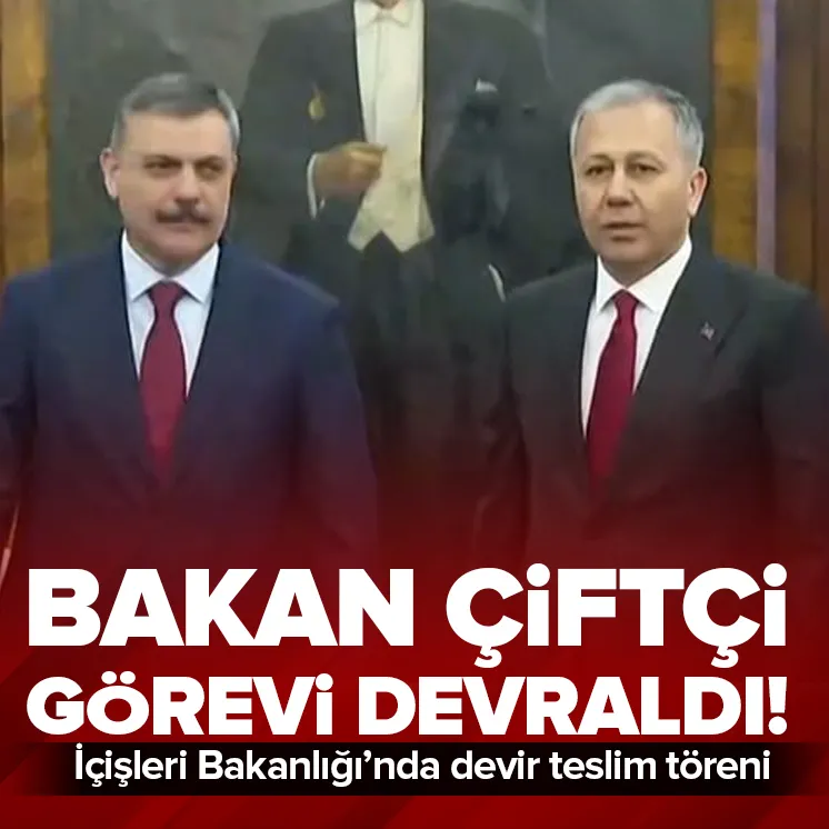 İçişleri Bakanlığı'nda devir teslim töreni!