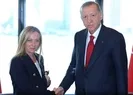 Başkan Erdoğan Meloni ile görüştü!
