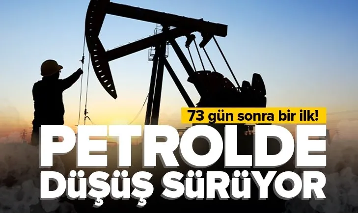 Brent petrolde 73 gün sonra bir ilk: Kritik seviyenin altını gördü