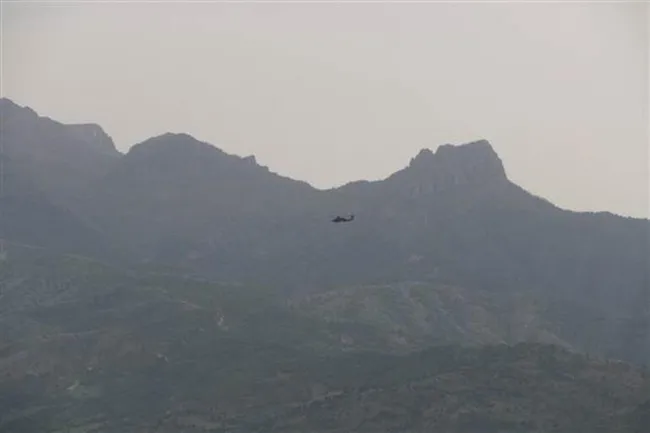 Terör örgütü PKK’ya yönelik operasyonların yürütüldüğü Şırnak’ta askeri hareketlilik