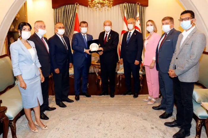 Son dakika: Azerbaycan Milli Meclisinden bir heyet ilk kez KKTC'de resmi temaslarda bulundu! Ersin Tatar: Bir millet üç devletiz! - 7