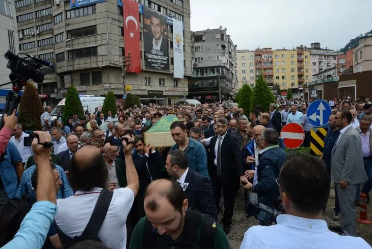 AK Parti Giresun İl Başkanı Hasan Ali Tütüncü son yolculuğuna uğurlandı