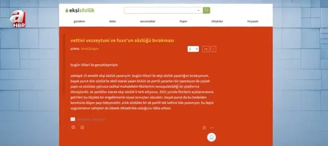 Algı operasyonlarının adresi Ekşi Sözlük: CHP’nin özerk bölgesi