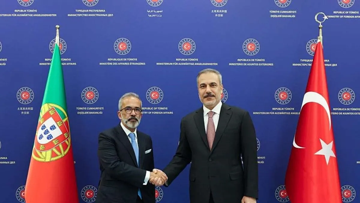 Bakan Fidan'dan diplomasi trafiği! Portekizli mevkidaşı Rangel ile görüştü