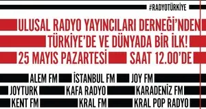 Radyolar Türkiye için tek ses olacak