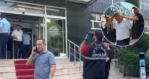 Belediye binasına ateş eden müteahhit adliyede!